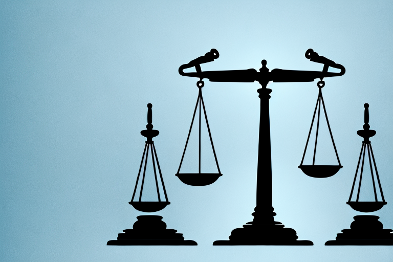 A balanced scale with a car on one side and a gavel on the other
