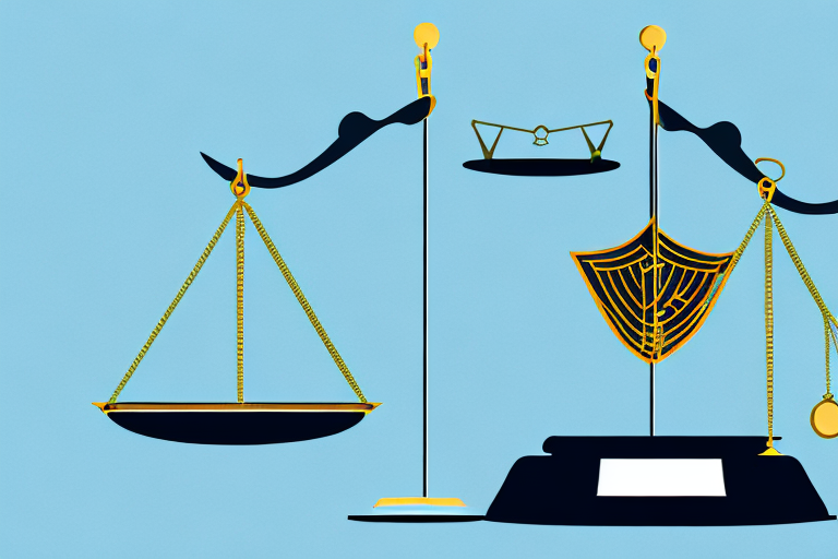 A car involved in an accident with a lawyer's scales of justice symbol superimposed on the scene