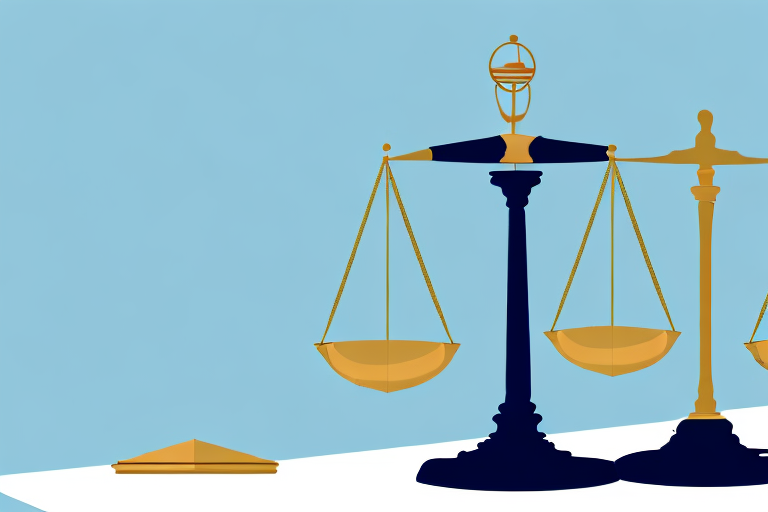 A pair of scales symbolizing justice