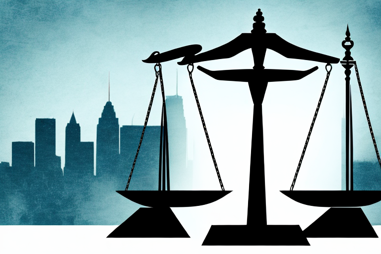 A balanced scale representing justice