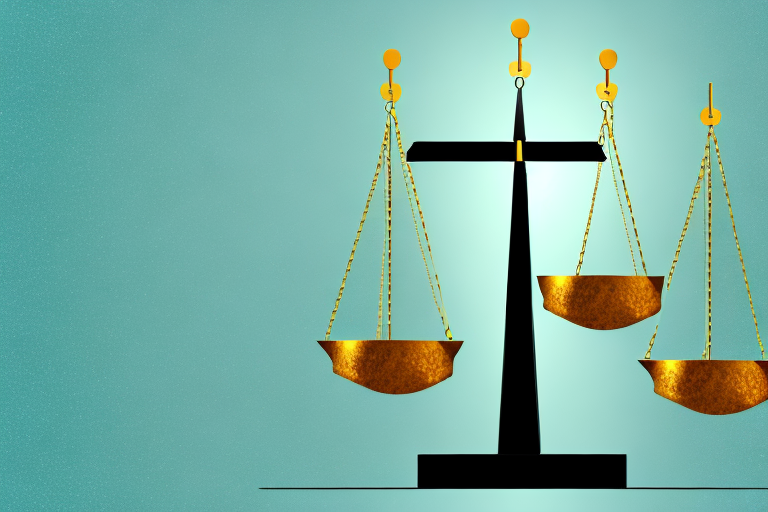A justice scale balanced on a car hood