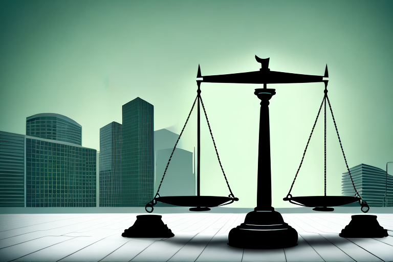 A balanced scale symbolizing justice