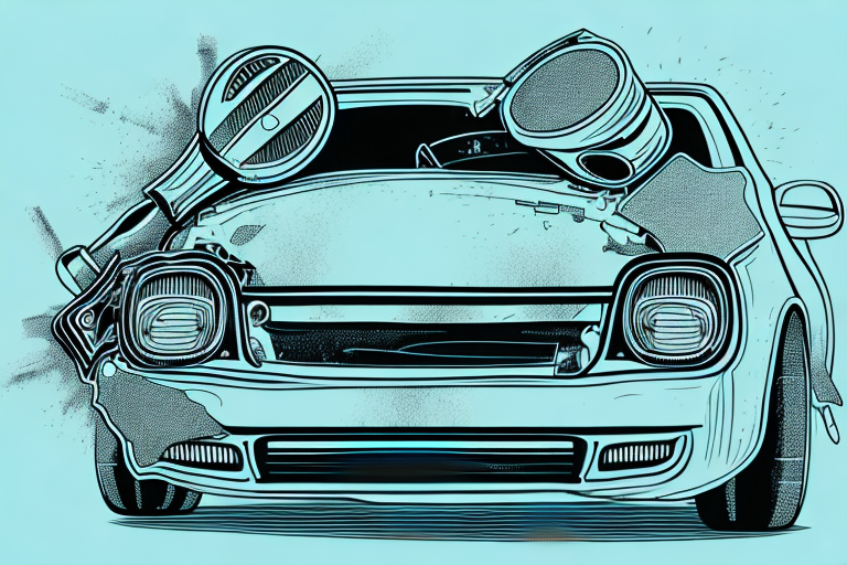 A gavel and a car wreck