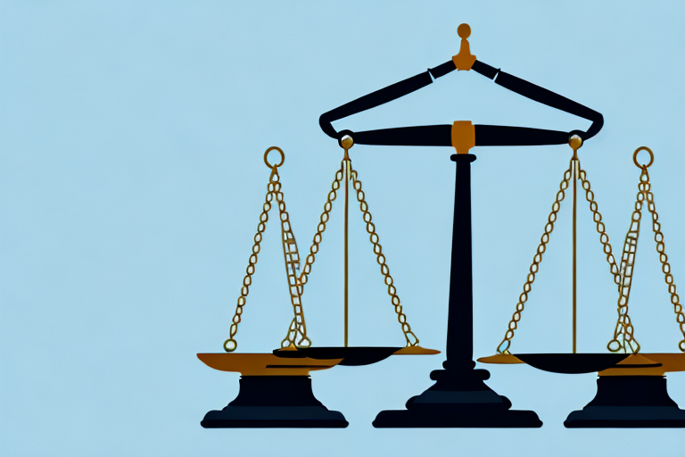 A balanced scale with a car on one side and a gavel on the other
