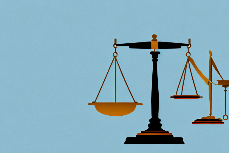 A balanced scale with a car on one side and a gavel on the other
