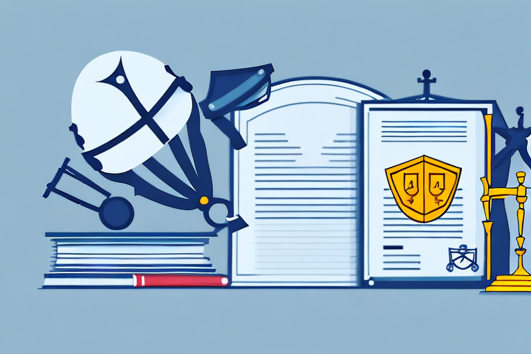 A motorcycle helmet resting on top of legal documents