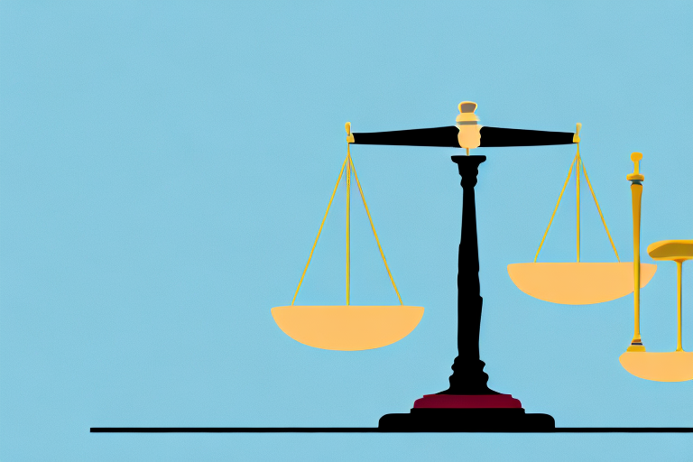 A balanced scale with a car on one side and a gavel on the other