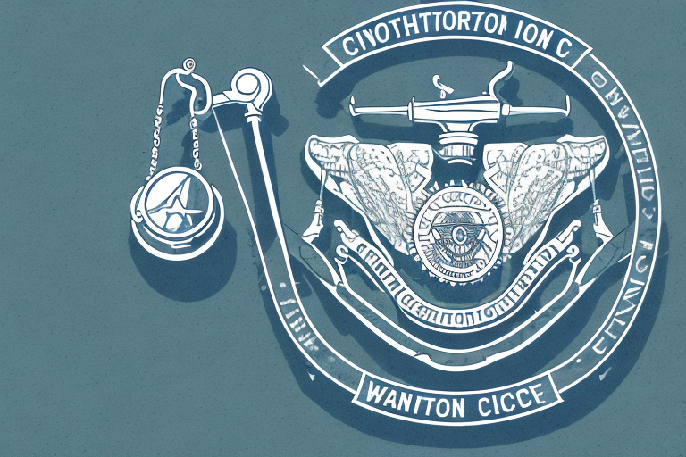 A motorcycle crashed near a carrollton city landmark