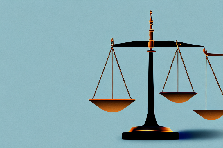 A symbolic scale of justice sitting on a dashboard of a semi-truck