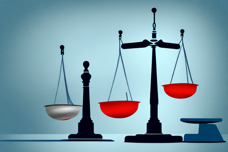 A car accident scene in fontana with a balance scale symbolizing justice placed prominently in the foreground
