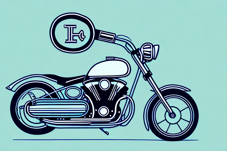A motorcycle leaning against a gavel